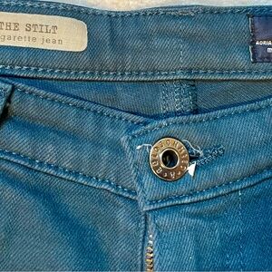 AG Adriano Goldschmied Teal Stilt Jeans